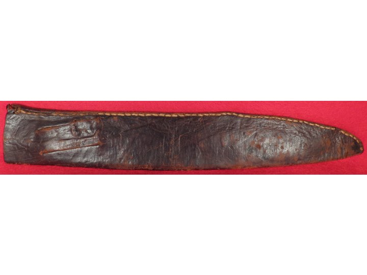 Confederate “D” Guard Bowie Knife with Scabbard